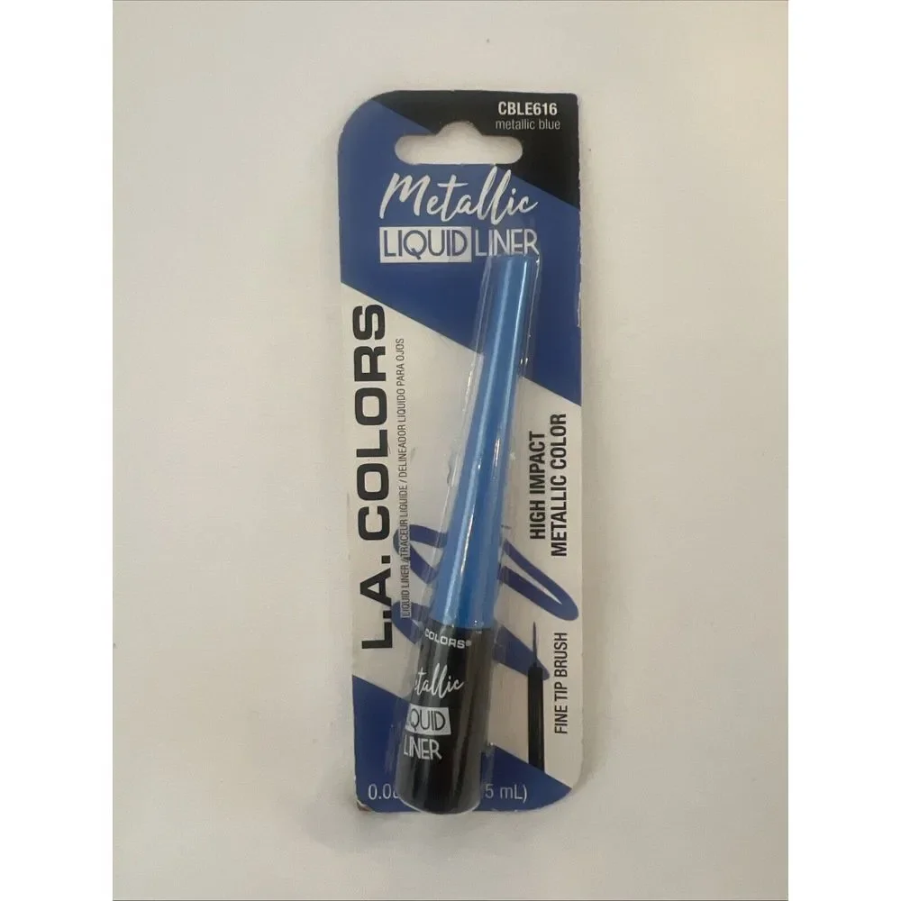L.A. Colors Metallic Liquid Eyeliner Lavender & Blue Lot Of 3 New in Box‎
